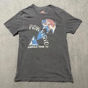 Pink Floyd Animals Tour 77 T-Shirt Grey M USA Made Men’s